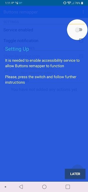 Как заблокировать кнопки громкости на доступе к переназначителю кнопок Android
