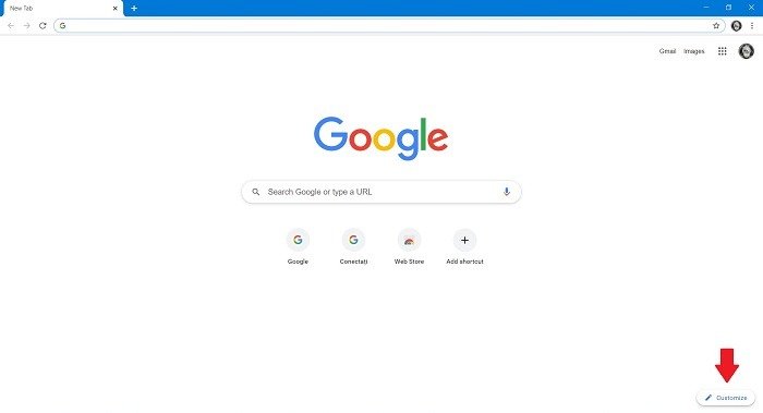 Как изменить фон поиска Google Chrome Desktop