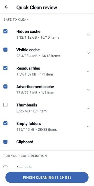 Как очистить кэш Android. Обзор Ccleaner