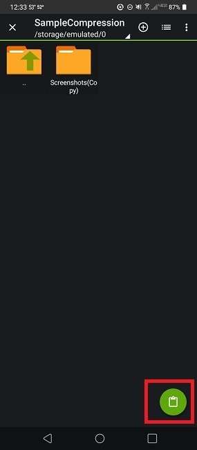 Как сжать и извлечь файлы на Android с помощью буфера обмена Zarchiver