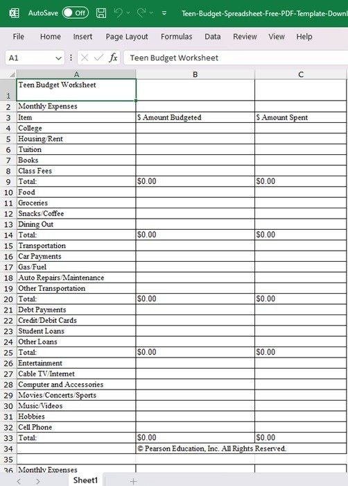 Конечный результат преобразования PDF в электронную таблицу Excel с помощью CleverPDF.