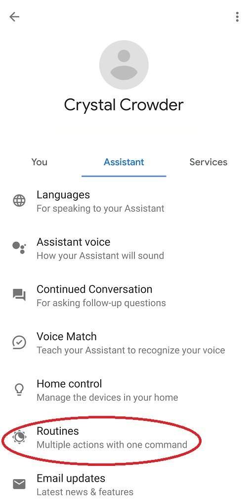 Как создать экстренную процедуру Android с помощью программ Google Assistant1