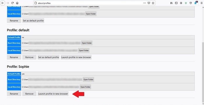 Как создать новые профили пользователей Firefox Запустить профиль Chrome в новом браузере