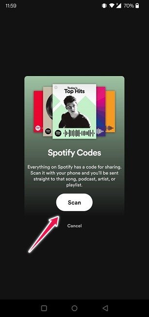Как создать коды Spotify. Просмотр кода сканирования для мобильных устройств