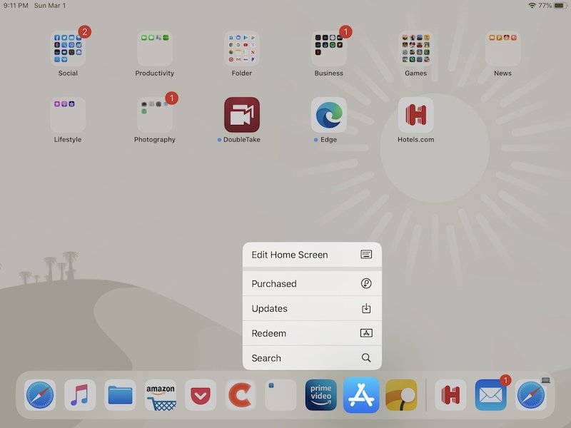 Как настроить удаление приложений на Ipad Dock