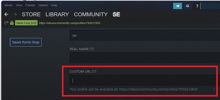 Как найти свой идентификатор Steam и настроить его: изменить URL-адрес 1