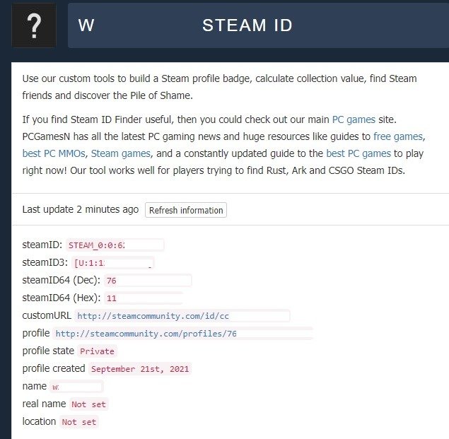 Как найти свой идентификатор Steam и настроить результаты поиска