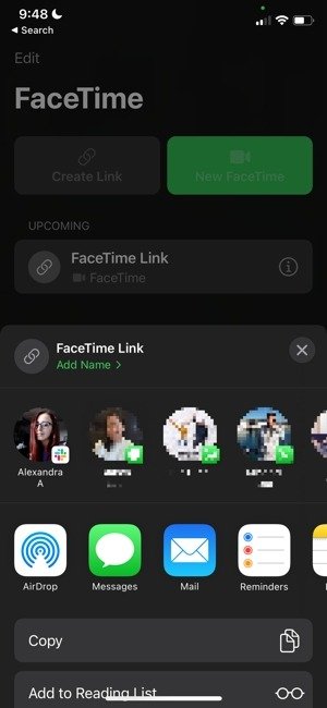 Как сгруппировать видеовызов Facetime 2