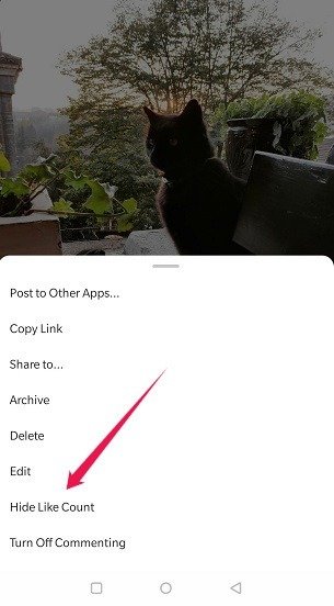 Как скрыть количество лайков в Instagram