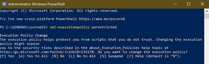 Как скрыть обновления с помощью Powershell в Windows 10 Powershell Confirm