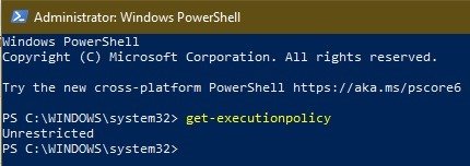 Как скрыть обновления с помощью Powershell на уровне Windows 10 Powershell