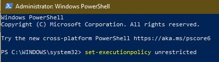 Как скрыть обновления с помощью Powershell в Windows 10 Powershell Unrestricted