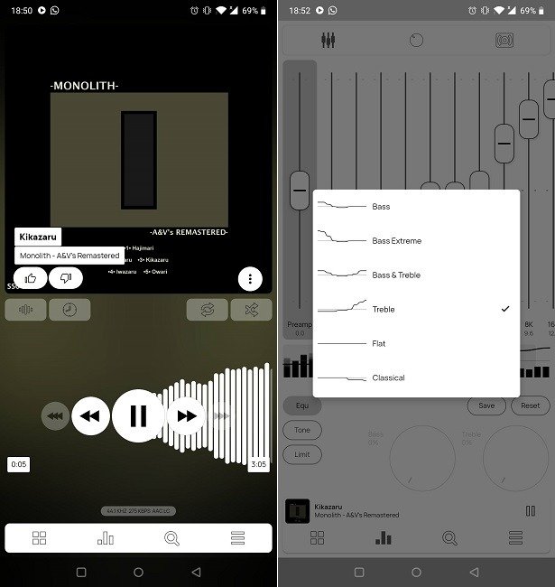 Как улучшить звук в приложении Android Poweramp