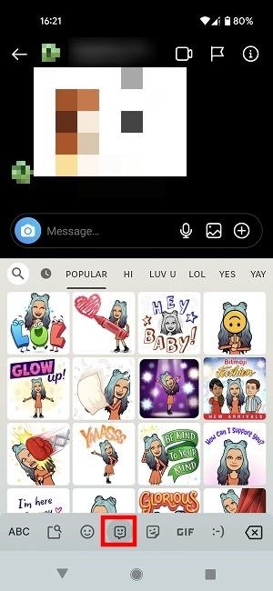 Как сделать аватар в Instagram Bitmoji Gallery Dm