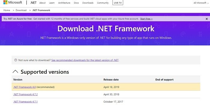 Как установить Net Framework 20 30 35 в Windows 10 Microsoft