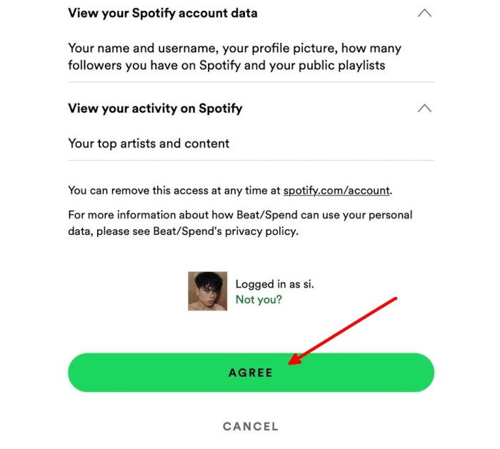 Как сделать так, чтобы Beatspend Spotify Receipt запросил разрешение на Macbook