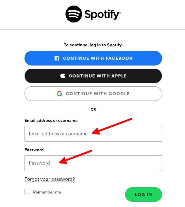 Как сделать Receiptify Spotify Receipt Desktop Введите имя пользователя, пароль