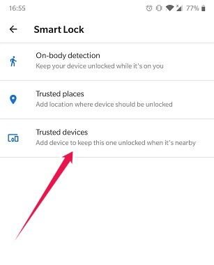 Как настроить Smart Lock для активации доверенных устройств Android