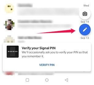 Как запустить групповой видеочат Android Signal Pencil Icon