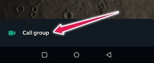 Как начать групповой видеочат Android WhatsApp Call Group