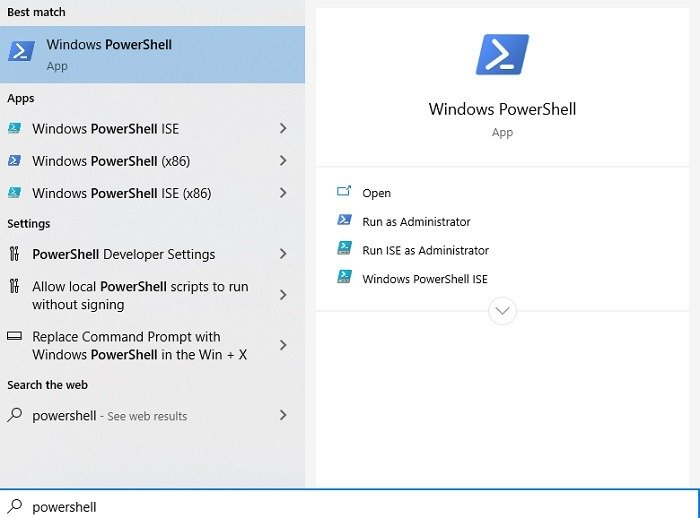 Как удалить Cortana после обновления Windows за май 2020 года Откройте Powershell