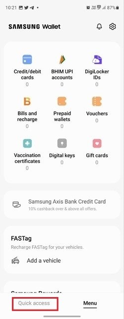 Как использовать быстрый доступ Samsung Pass