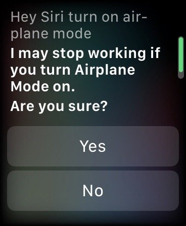 Как использовать режим полета Siri Apple Watch