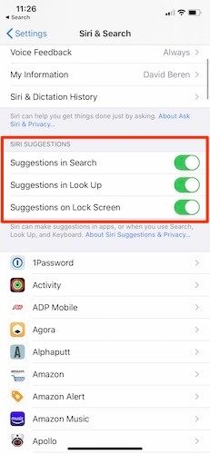 Как использовать предложения Siri Предложения iOS Siri