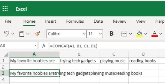 Как использовать функцию объединения в Excel: просто