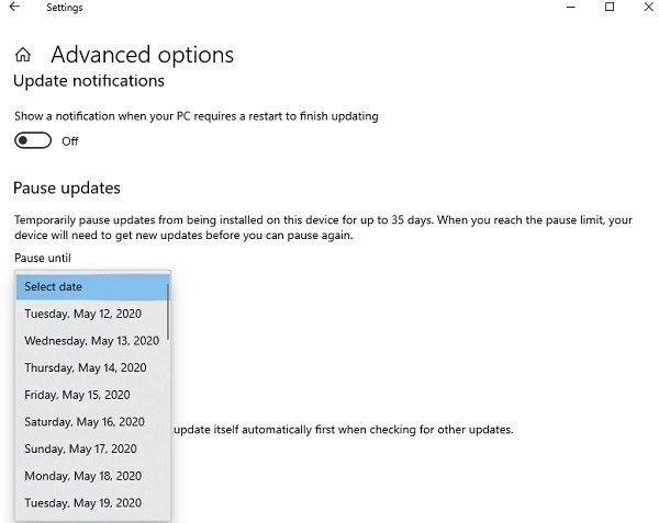 Как обновление Windows 10 1903 нарушает обновления Chromium Pause