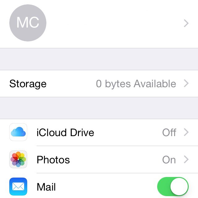 Обновление iOS – iCloud Drive