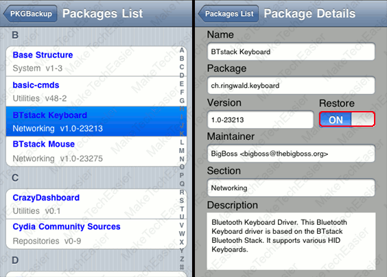 iPhone-PkgBackup-Выбрать-пакет для восстановления