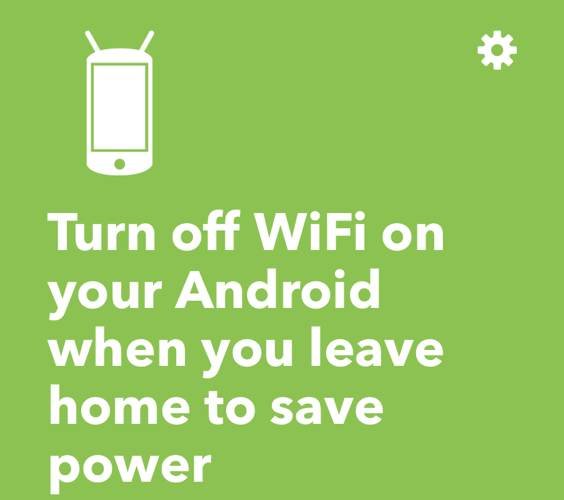 Ifttt Android Автоматизация Wi-Fi Авто Вкл. Выкл.