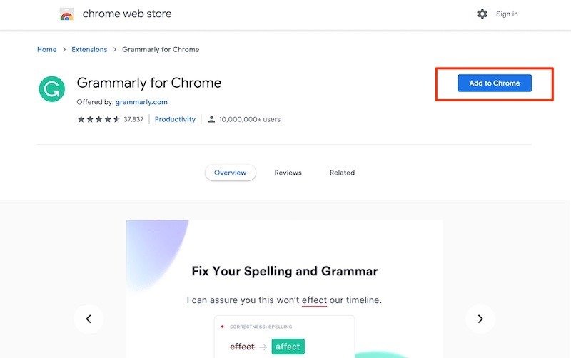 Установите расширения Chrome Microsoft Edge Добавить в Chrome