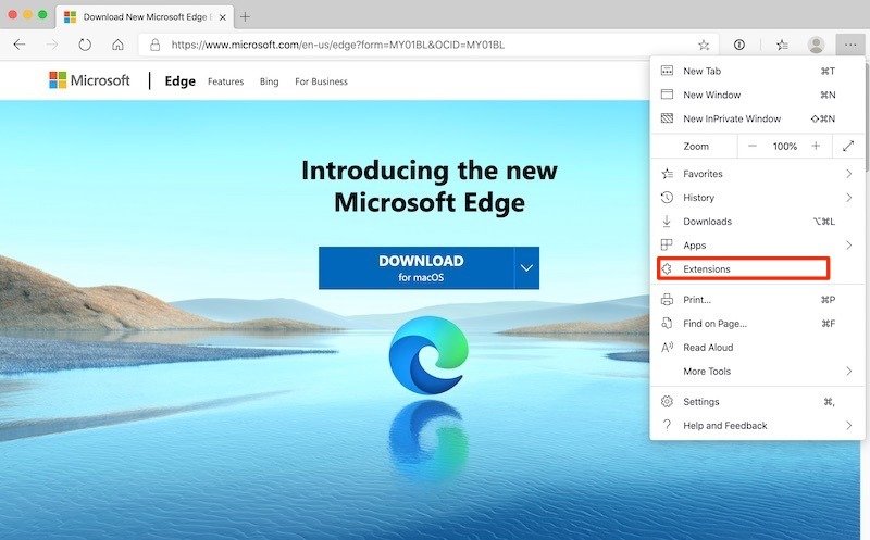 Установите расширения Chrome. Расширения Microsoft Edge.