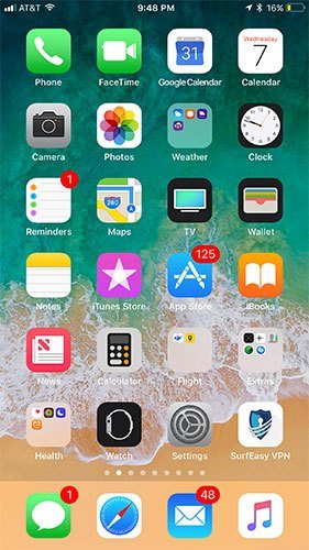 установить-ios-11-beta-home-screen