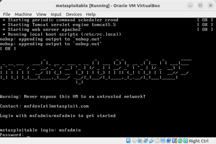 Установка Metasploit Linux 21