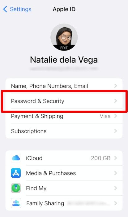 Настройки iOS Apple ID Пароль