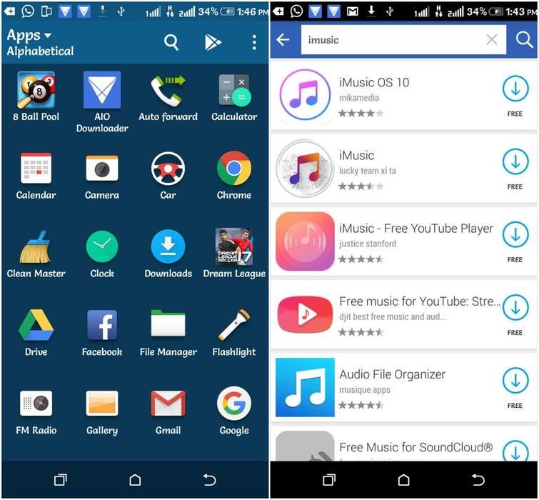 Использование AIO Downloader для загрузки приложений iOS на Android.