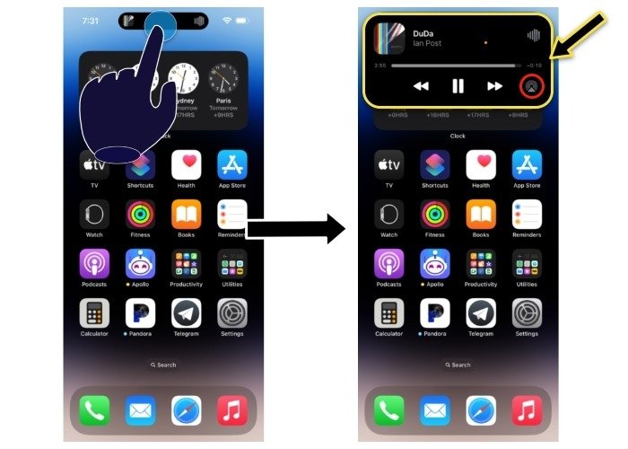 Iphone Ios16 Управление музыкой 2