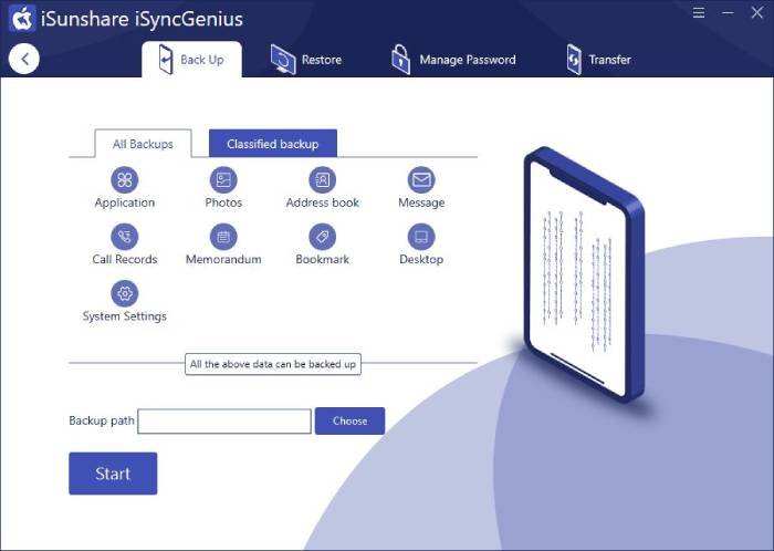 Резервные копии Isyncgenius