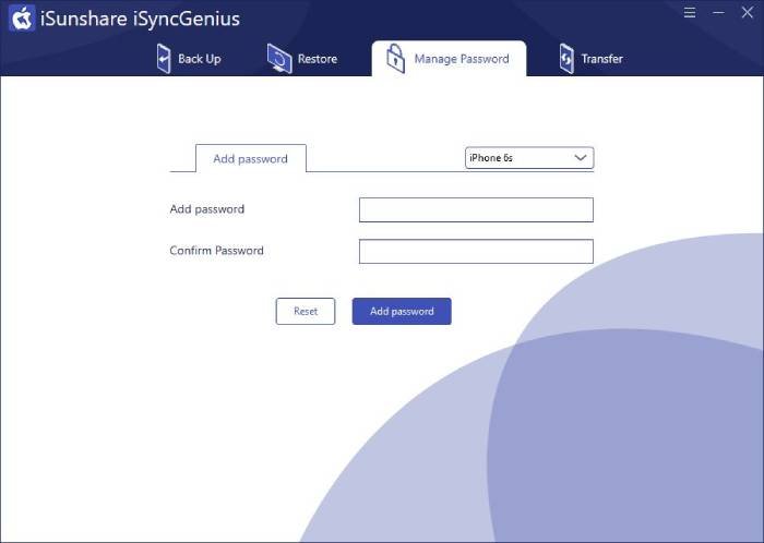 Пароль Isyncgenius