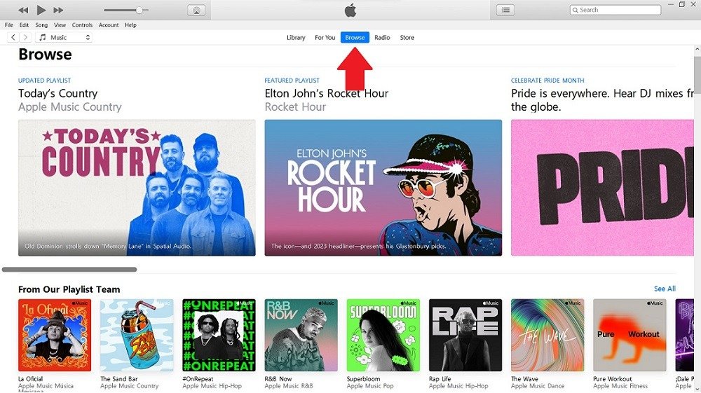 Itunes-просмотр