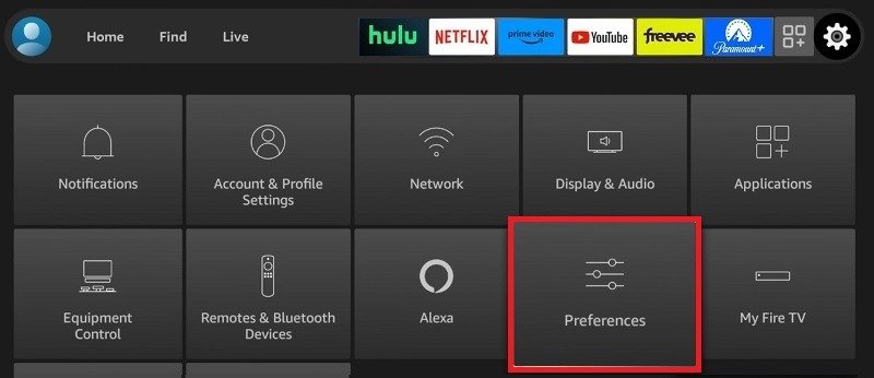 Побег из тюрьмы Настройки Amazon Fire TV Stickj