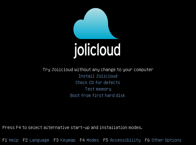 Jolicloud-загрузка