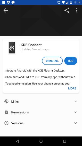 Установите KDE Connect на Android