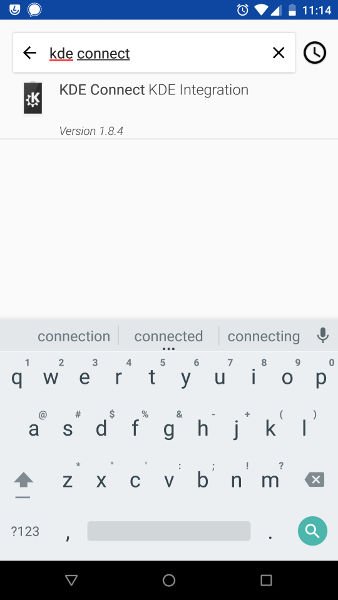 Найдите KDE Connect для Android