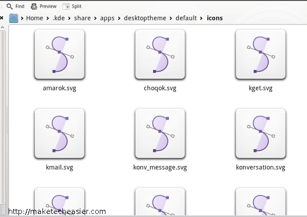 Установка значков KDE на панели задач