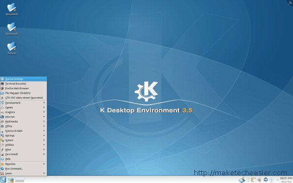 KDE 3 Внешний вид рабочего стола в KDE 4