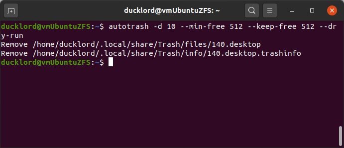 Поддерживайте чистоту Ubuntu с помощью Autotrash Min Keep Free